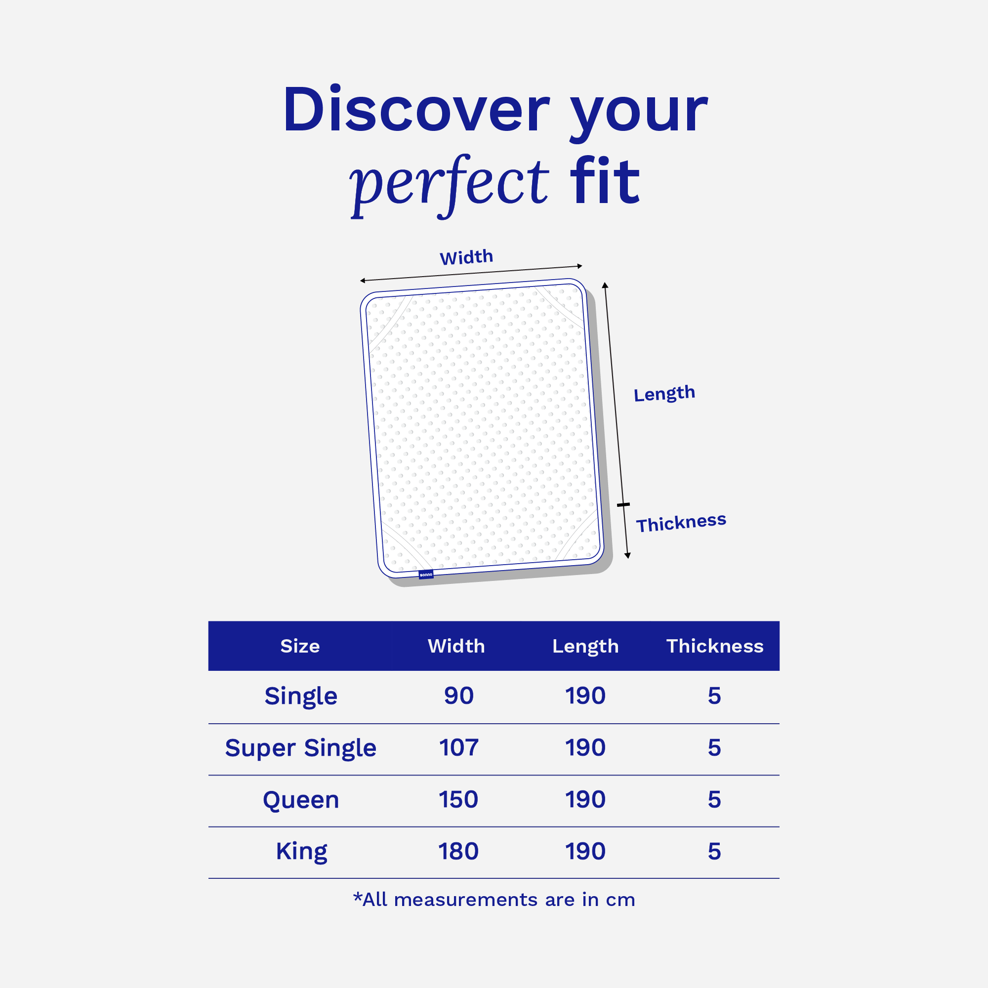 Sonno® Mattress Topper The Extra Layer of Comfort You Need