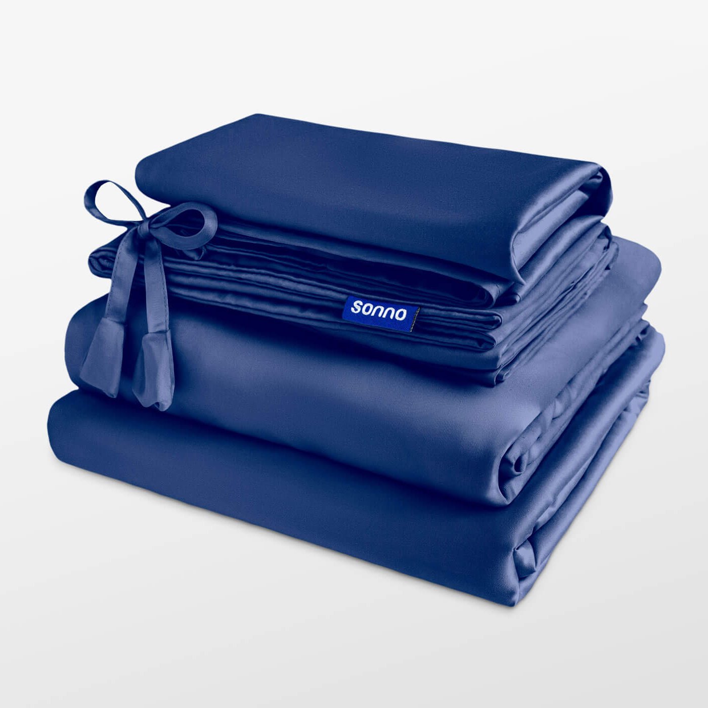 Sonno navy blue Bed Sheet